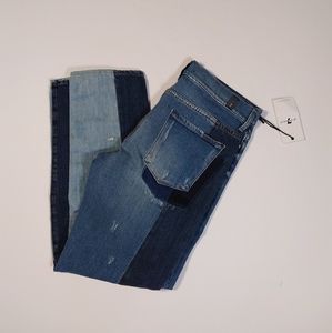 7 for All Mankind Indigo Patches Jeans